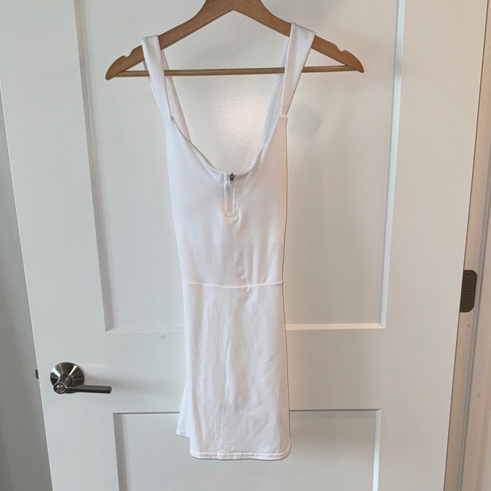 All Tennis Dress White Sleeveless Women's Intimate Dress